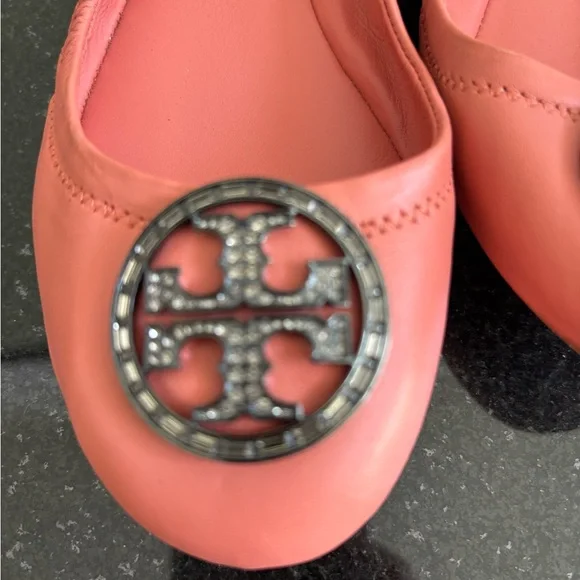 Tory Burch Coral Flats size 6.5 - Picture 7 of 8